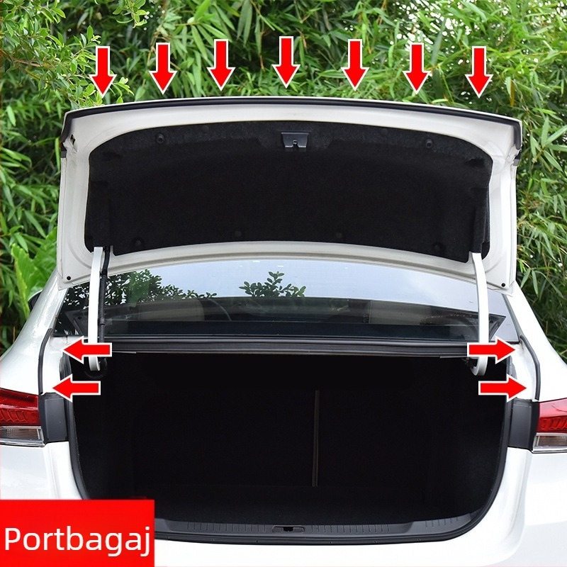 Bandă etanșare din cauciuc pentru uși auto – Yinuo Technology, universală, pentru întreg vehicul, izolare fonică, impermeabilă