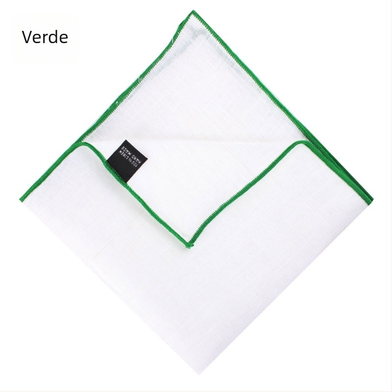 Showa batistă de buzunar din in pentru costum bărbătesc, țesătură simplă, țesătură vopsită, vara 2025