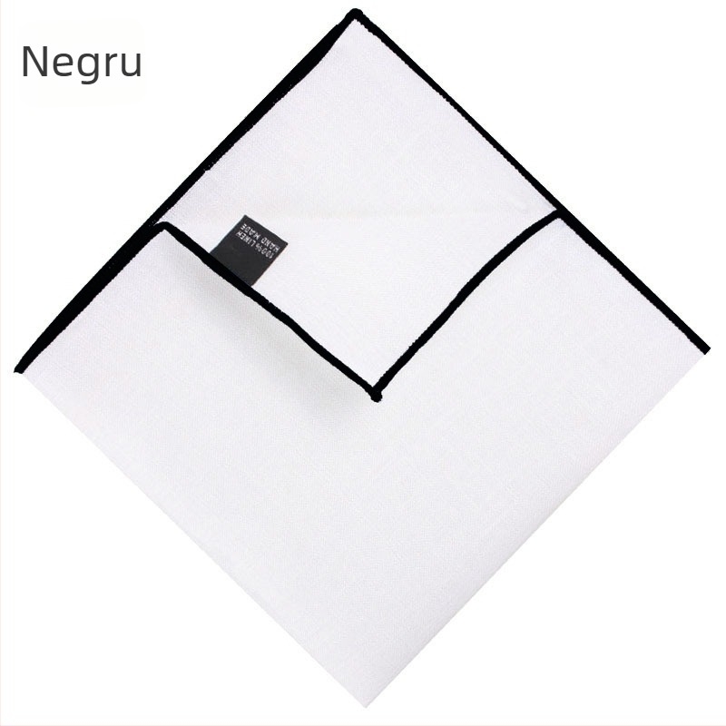 Showa batistă de buzunar din in pentru costum bărbătesc, țesătură simplă, țesătură vopsită, vara 2025