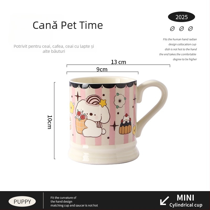 Set ceramic de boluri, farfurii și platouri cu model în dungi și formă neregulată, compatibil cu microunde, imprimare logo disponibil