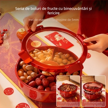 Farfurie de fructe Yimijia — stil lux ușor, material PP, categorie produs: farfurie de fructe