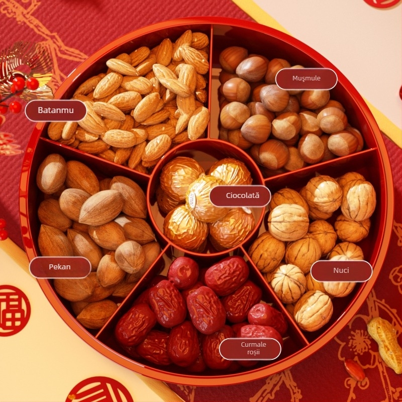 Farfurie de fructe Yimijia — stil lux ușor, material PP, categorie produs: farfurie de fructe