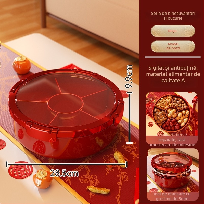 Farfurie de fructe Yimijia — stil lux ușor, material PP, categorie produs: farfurie de fructe