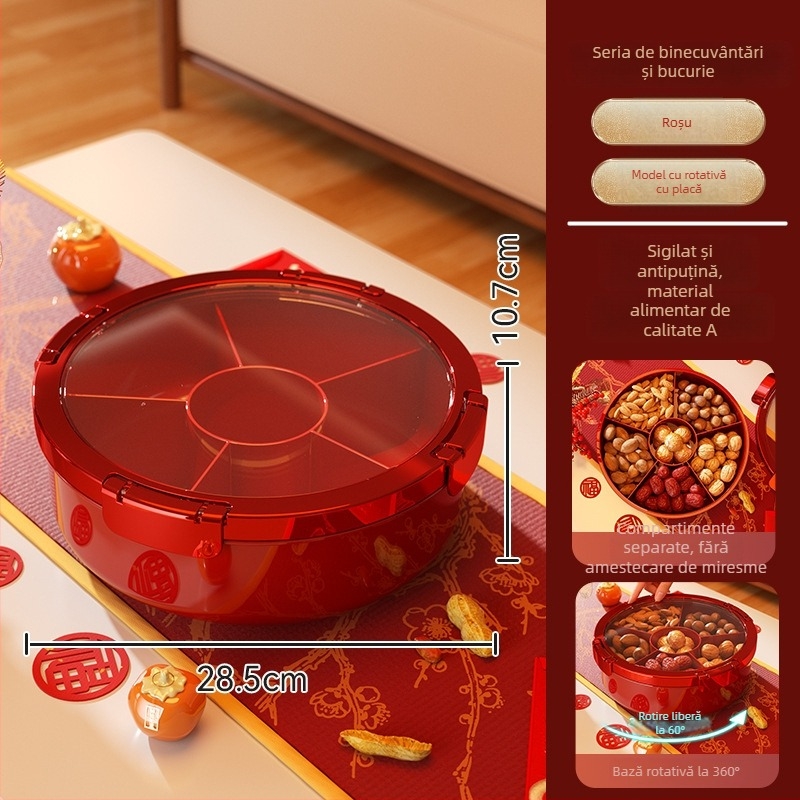 Farfurie de fructe Yimijia — stil lux ușor, material PP, categorie produs: farfurie de fructe