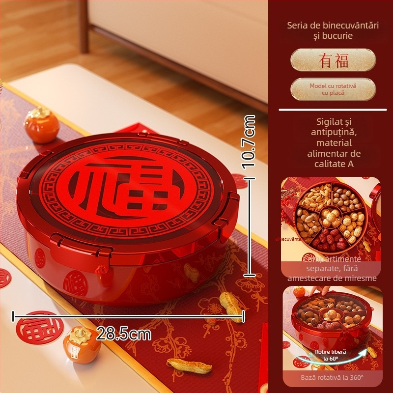 Farfurie de fructe Yimijia — stil lux ușor, material PP, categorie produs: farfurie de fructe