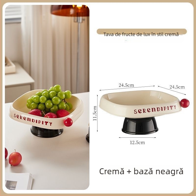 Farfurie de fructe, plastic, stil modern minimalist, model solid, toamna 2013