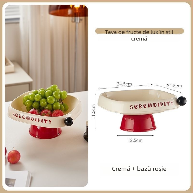 Farfurie de fructe, plastic, stil modern minimalist, model solid, toamna 2013