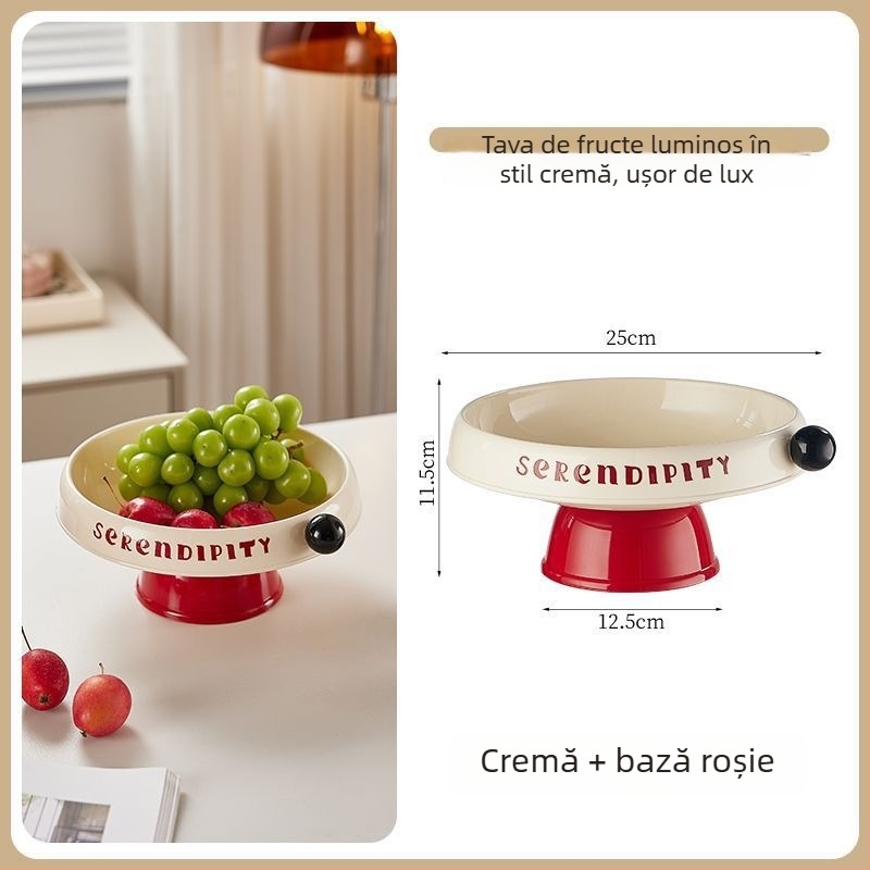 Farfurie de fructe, plastic, stil modern minimalist, model solid, toamna 2013