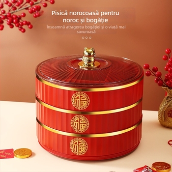 Farfurie de fructe din plastic, stil chinezesc, nou stil chinezesc