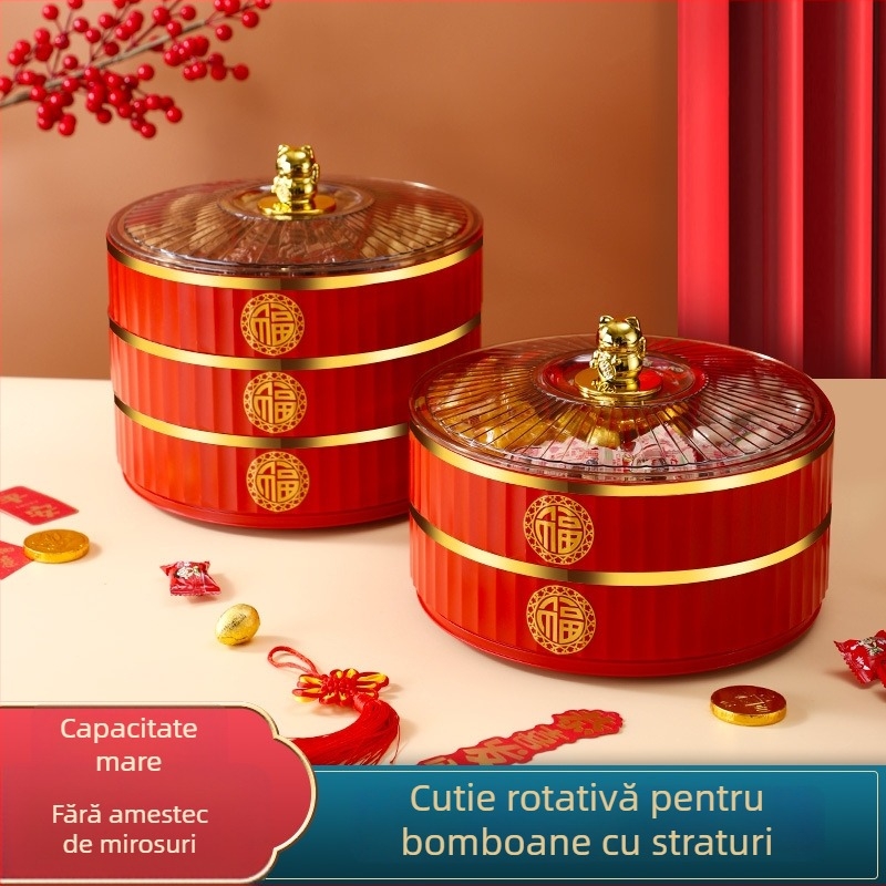 Farfurie de fructe din plastic, stil chinezesc, nou stil chinezesc