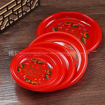 Platou pentru fructe, material plastic, brand Mingshijia, stil modern minimalist, design monocrom