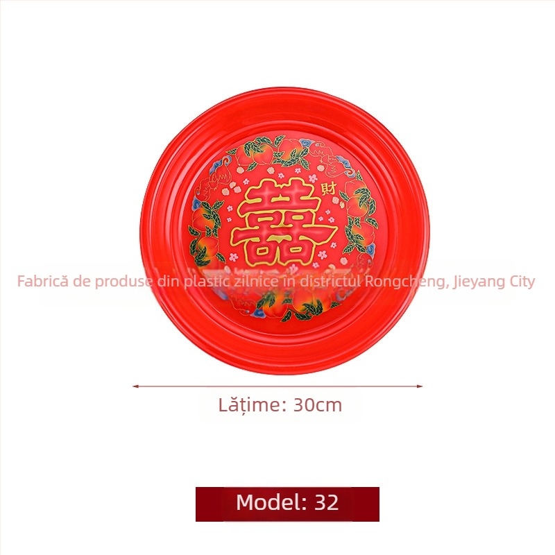 Platou pentru fructe, material plastic, brand Mingshijia, stil modern minimalist, design monocrom