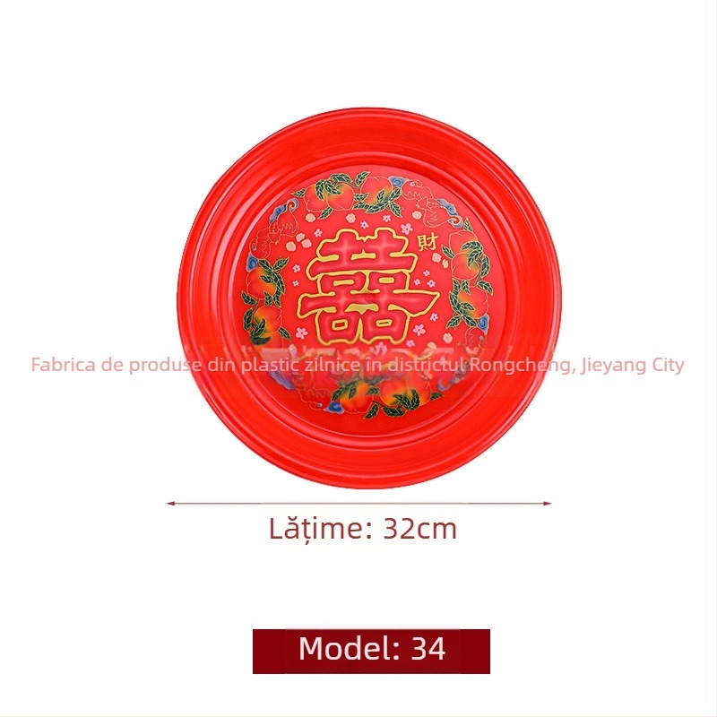 Platou pentru fructe, material plastic, brand Mingshijia, stil modern minimalist, design monocrom