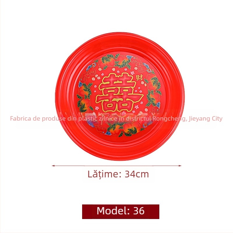 Platou pentru fructe, material plastic, brand Mingshijia, stil modern minimalist, design monocrom