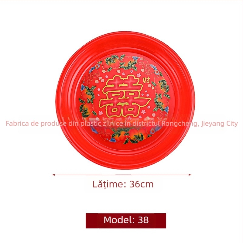 Platou pentru fructe, material plastic, brand Mingshijia, stil modern minimalist, design monocrom