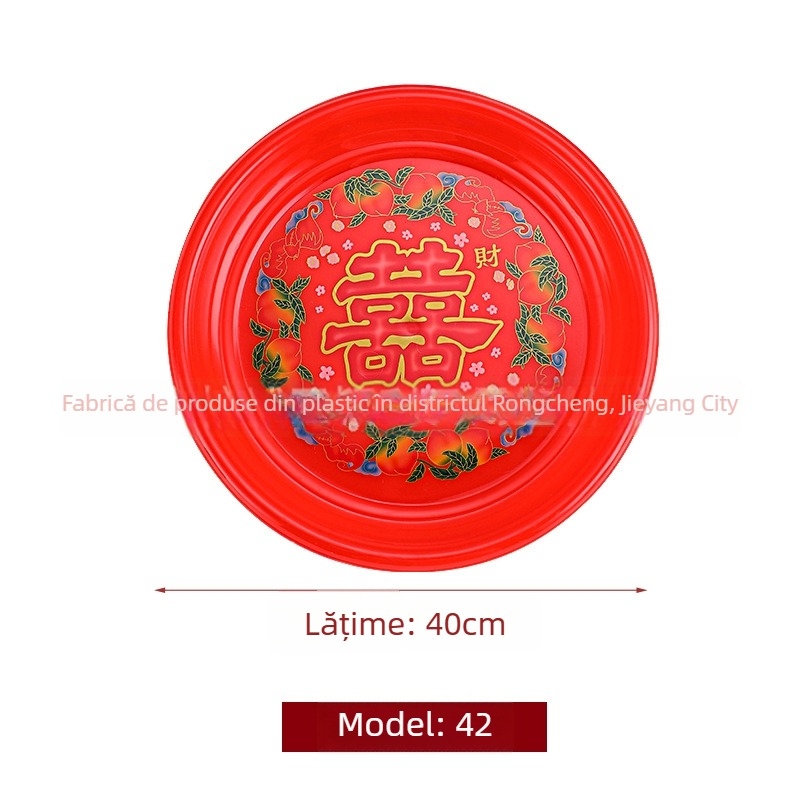 Platou pentru fructe, material plastic, brand Mingshijia, stil modern minimalist, design monocrom