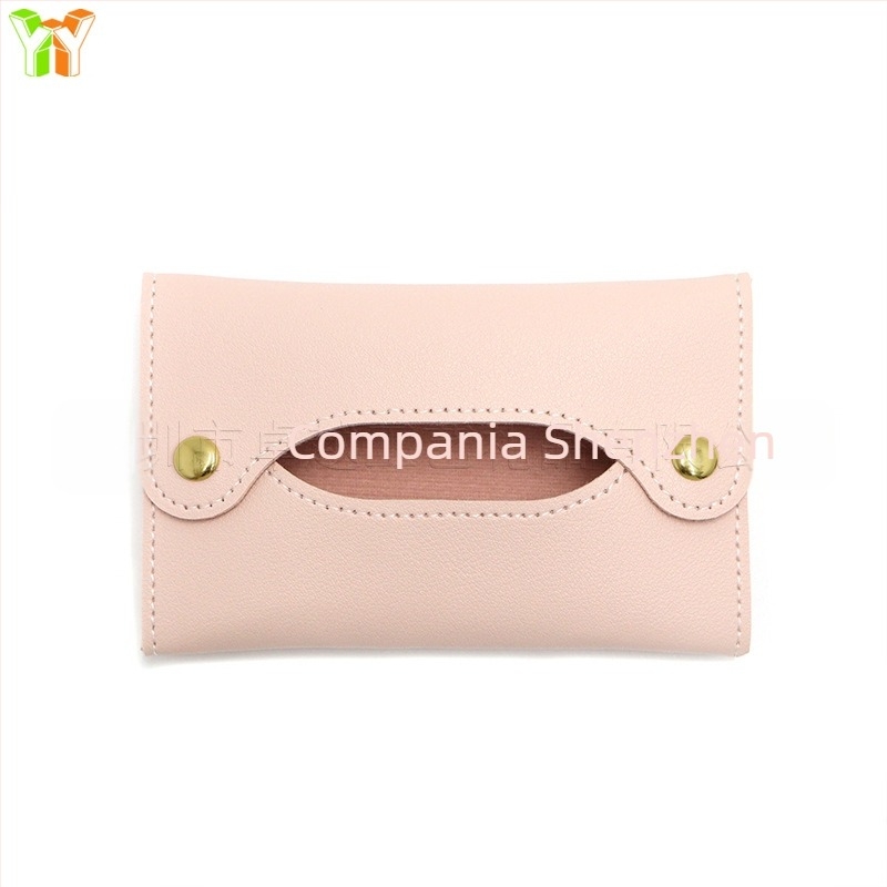 Geantă din piele pentru șervețele | Compatibilă cu șervețele demontabile | Capac multifuncțional pentru șervețete | Model XY24102417 | Potrivită pentru mașină, living, baie