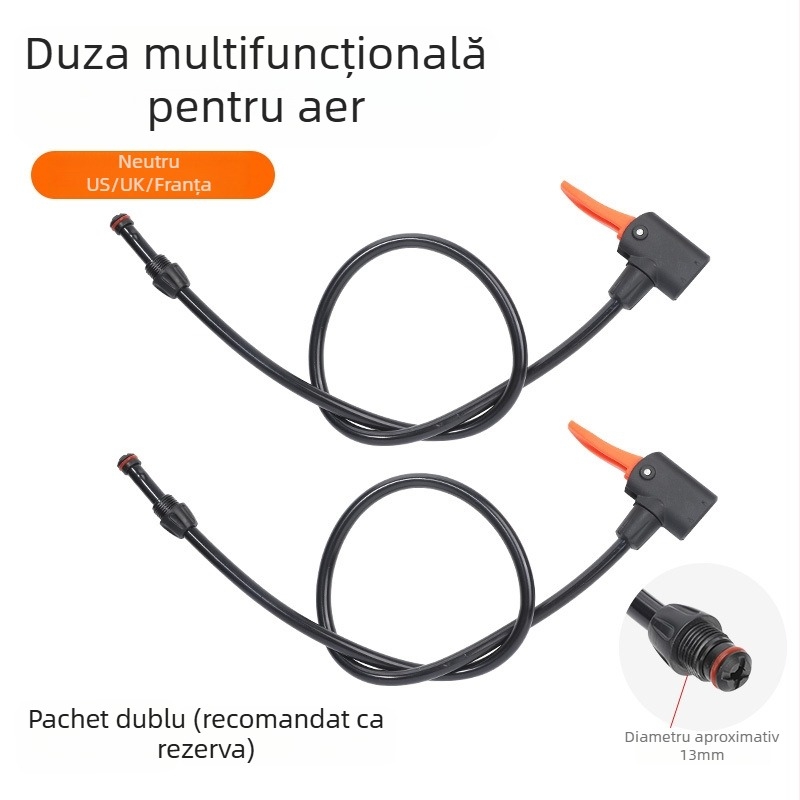 Duză de aer din PVC pentru pompă de bicicletă, marca Captain of the Tower, etichetă privată licențiată