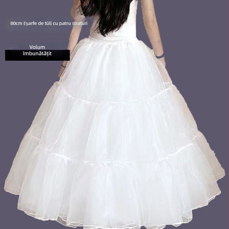 Lolita Petticoat, Boneless Bustle, Soft Gauze Mid-Length, Îmbrăcăminte pentru adulți, Aobai Beautiful Clothes, Vara 2025