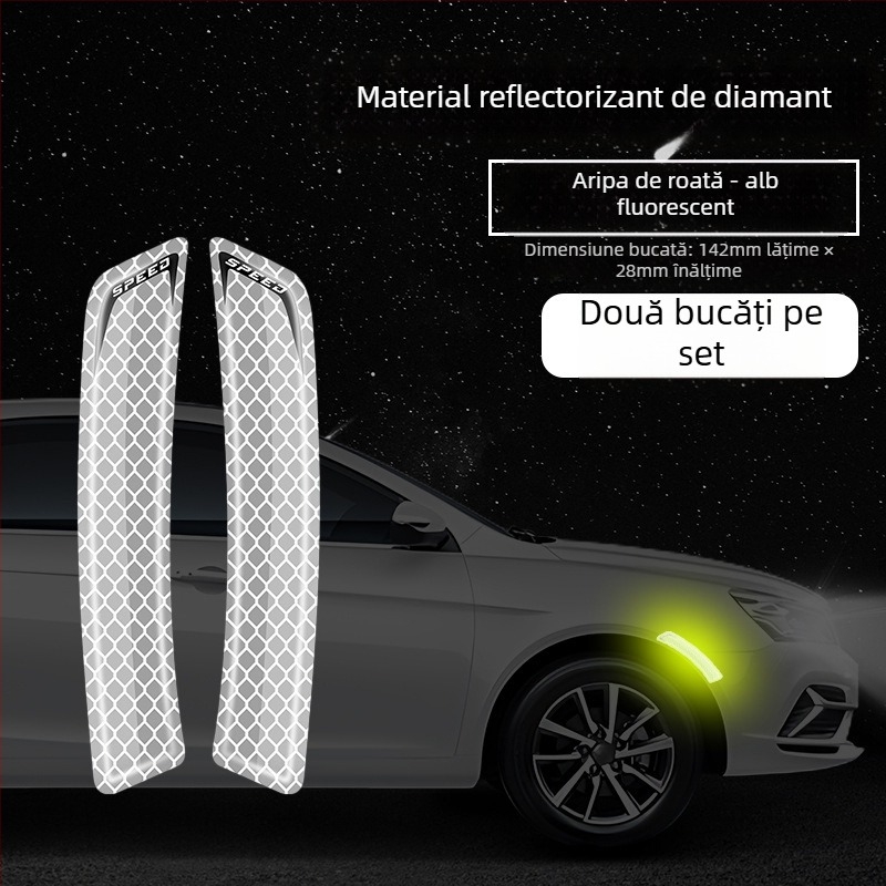 Știker pentru ușa mașinii, anti-coliziune, universal, model 103, adeziv, personalizabil