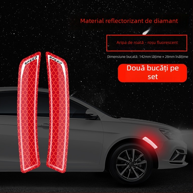 Știker pentru ușa mașinii, anti-coliziune, universal, model 103, adeziv, personalizabil