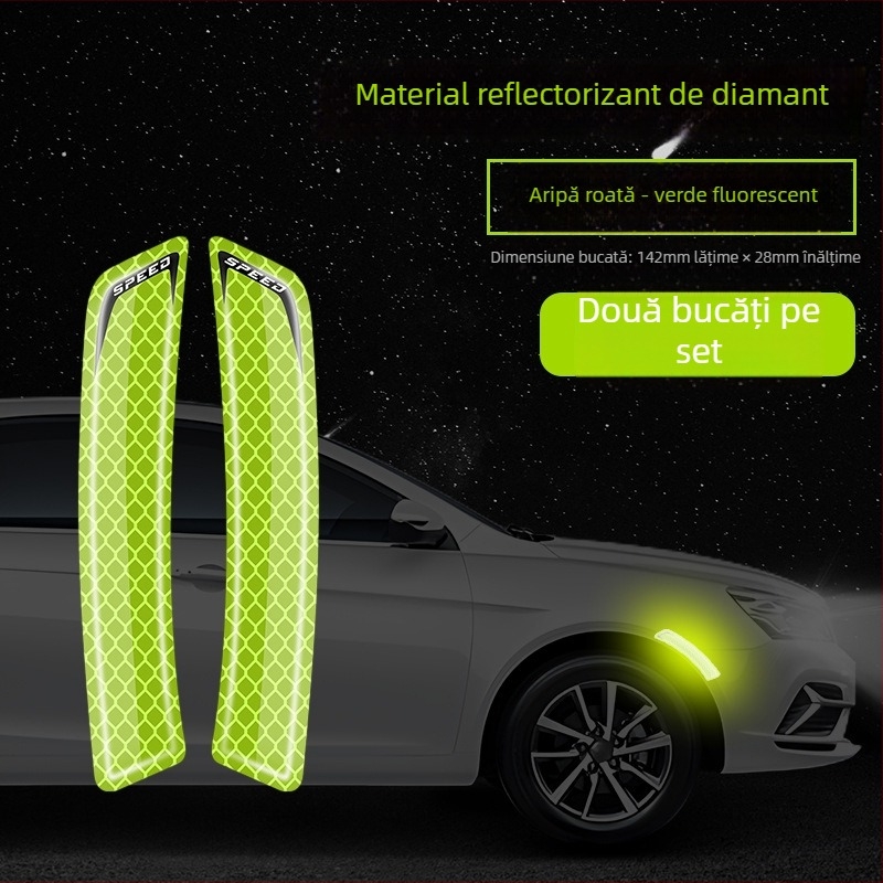 Știker pentru ușa mașinii, anti-coliziune, universal, model 103, adeziv, personalizabil