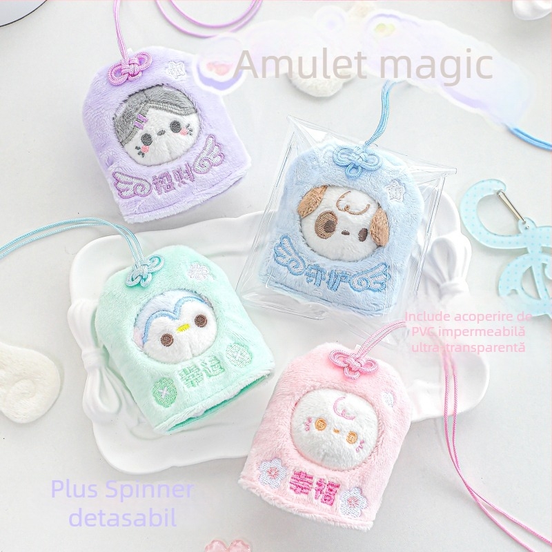 RosyPosy Pandantiv detașabil din pluș pentru rucsac, stil desen animat