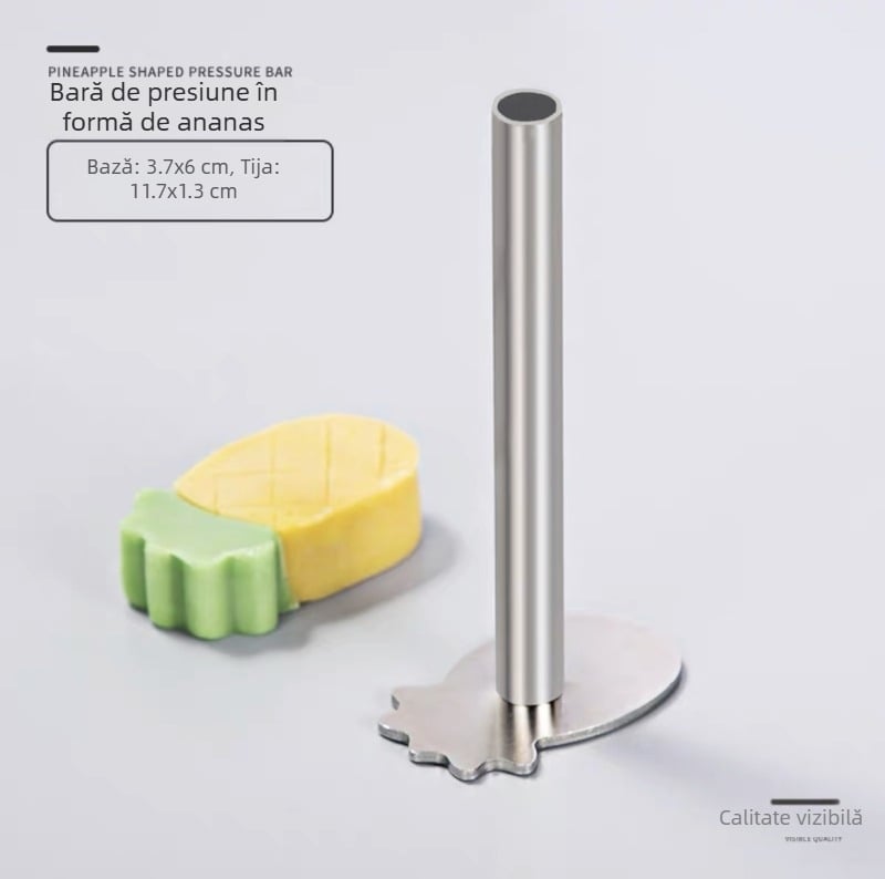 Formă din aliaj de aluminiu pentru prăjitura cu ananas – matrițe DIY 3D pentru fursecuri și mousse