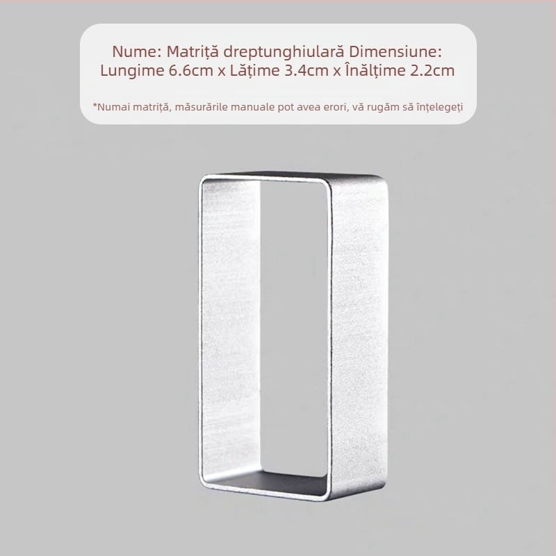 Formă din aliaj de aluminiu pentru prăjitura cu ananas – matrițe DIY 3D pentru fursecuri și mousse