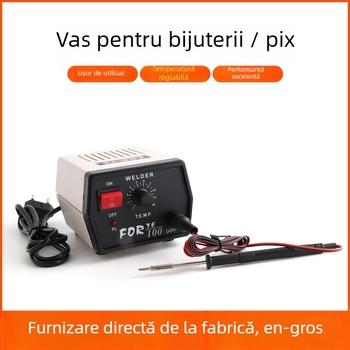 Mașină mini de sudură a cerii pentru bijuterii, cu temperatură de sudură reglabilă și funcționare cu pedala — Brand: Win Win; Tensiune de intrare: Altă; Formă de alimentare: Altă; Dimensiune totală: Altă.