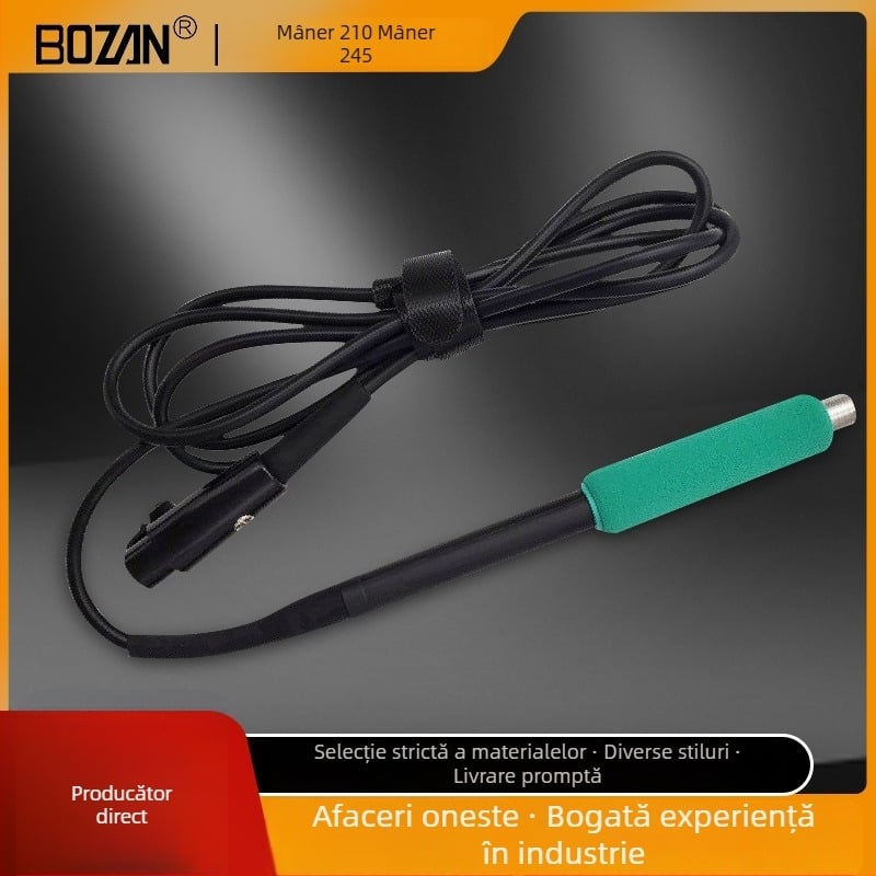 Accesoriu pentru stația de lipire: compatibil cu C115/210/245, nucleu de încălzire al mânerului, încălzire rapidă în 2S, pistol de lipit plug-in integrat