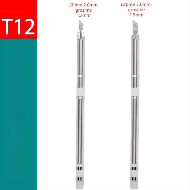Vârf de cuțit T12 pentru stația de lipit FX-951/T12-A X — vârf subțire pentru repararea telefoanelor mobile