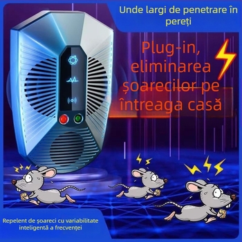 Dispozitiv ultrasonic pentru repulsia rozătoarelor, utilizare casnică, dispozitiv electronic de înaltă putere, model 818ML, 220V
