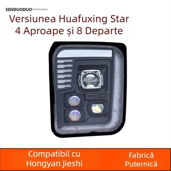 Huafuxing Ansamblu LED far – Js Model, 80W, 24V, Compatibil universal