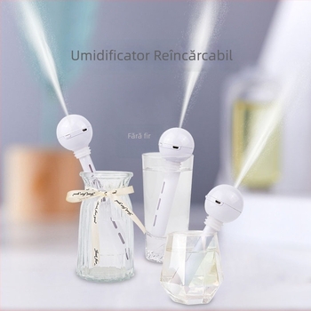 Umidificator reîncărcabil, portabil, dual-use pentru mașină și casă, pulverizare rece, al 3-lea modul