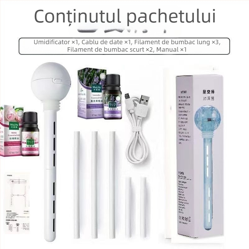 Umidificator reîncărcabil, portabil, dual-use pentru mașină și casă, pulverizare rece, al 3-lea modul