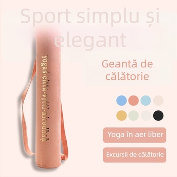 Rucsac pentru depozitarea saltelei de yoga — material suede, ultra-ușor, curea de umăr curbată, potrivit pentru yoga