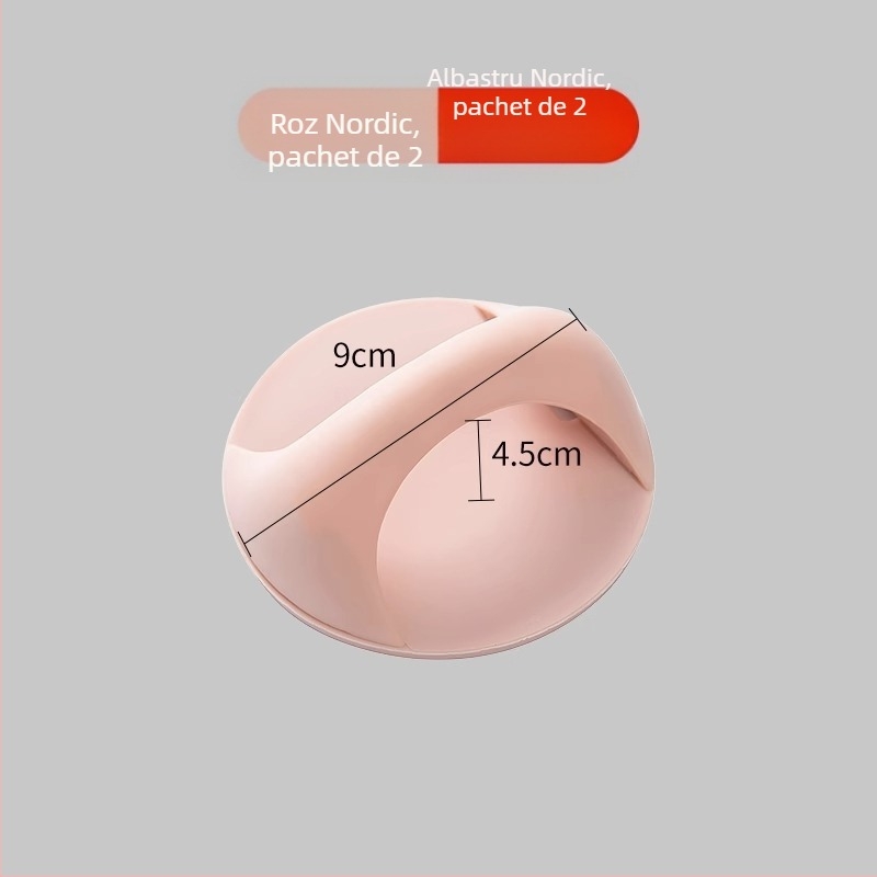 Mâner pentru sertare și uși de mobilier — ABS plastic, montaj fără găuri, stil modern minimalist, pentru sertare, uși și alte piese de mobilier