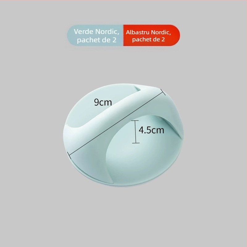 Mâner pentru sertare și uși de mobilier — ABS plastic, montaj fără găuri, stil modern minimalist, pentru sertare, uși și alte piese de mobilier