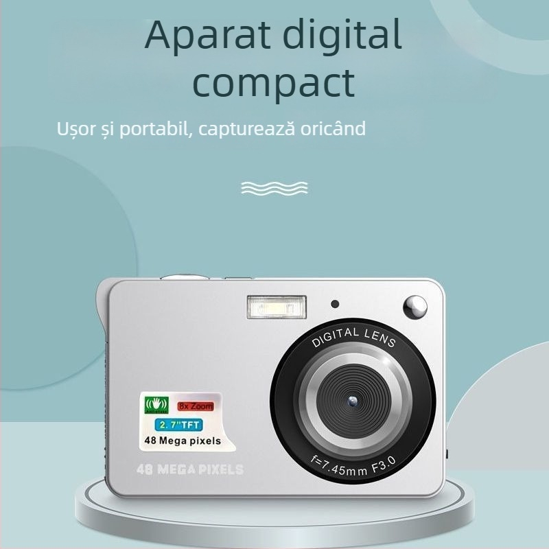 Rong Lai P20 CCD Cameră digitală: senzor 48 MP, zoom optic 8x, cameră integrată, stabilizare optică a imaginii