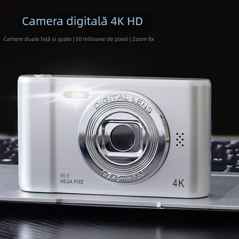 Cameră digitală cu 48 MP, zoom optic 8x, obiectiv periscop, stabilizare optică a imaginii, stocare microSD