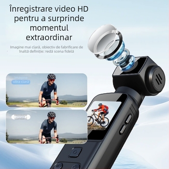 Cameră sport portabilă 4K cu rotație de 270°, stabilizare, card TF, model K1