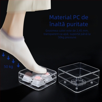 Tester de switchuri pentru tastatură, din PC cristal transparent, arbore mecanic verde, suport 4+ dispozitive și cutie personalizabilă pentru capacele de taste