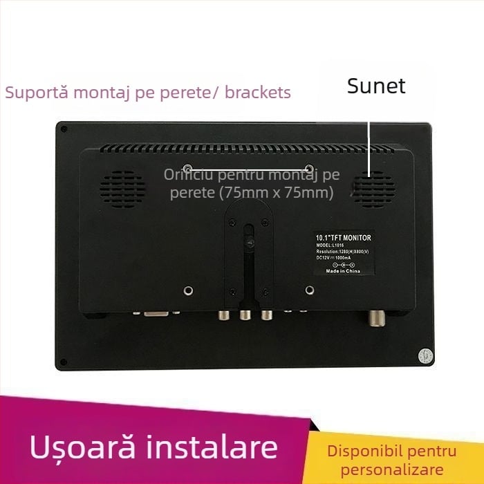 Monitor LCD HANFUJIE, Universal Model, Universal Screen Type, ecran de 10,1 inch