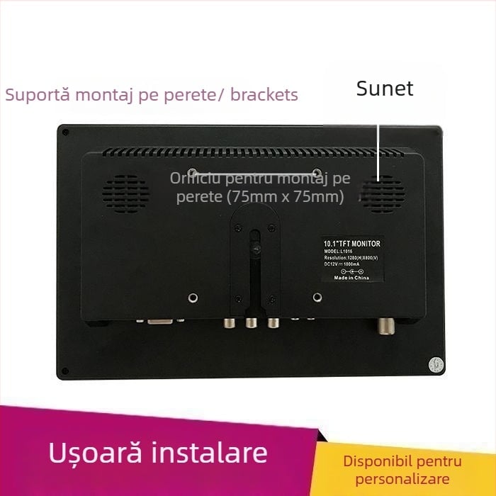 Monitor LCD HANFUJIE, Universal Model, Universal Screen Type, ecran de 10,1 inch