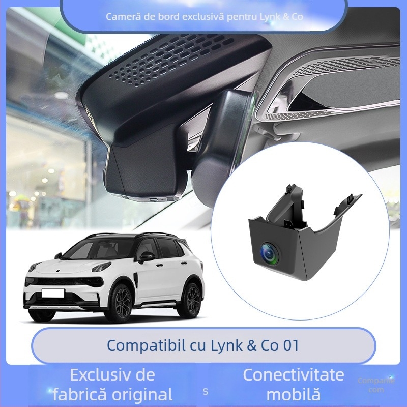 Lynk & Co 01/03/Z20/02/05/06/08/09 Dash Cam 4K cu obiectiv dual