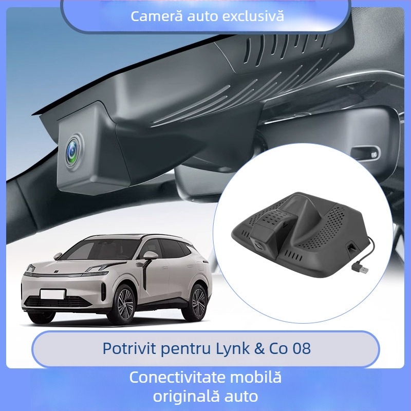Lynk & Co 01/03/Z20/02/05/06/08/09 Dash Cam 4K cu obiectiv dual