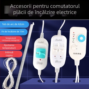 Comutator placă încălzitoare pentru purcei cu termostat continuu – controlul temperaturii până la 60°C