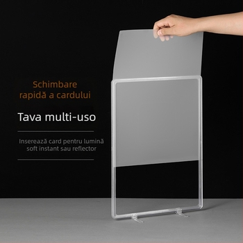Ecran difuzor de lumină pentru fotografiere în picioare — accesorii pentru bijuterii și inele, obiecte mici reflexive, fotografie de mâncare, Brand: Light and Shadow Stars