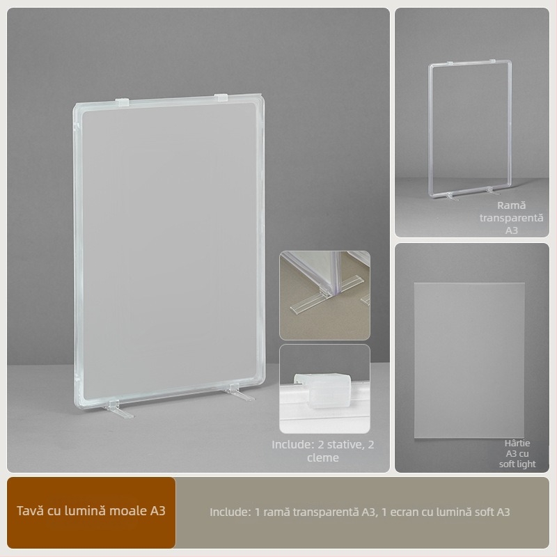 Ecran difuzor de lumină pentru fotografiere în picioare — accesorii pentru bijuterii și inele, obiecte mici reflexive, fotografie de mâncare, Brand: Light and Shadow Stars